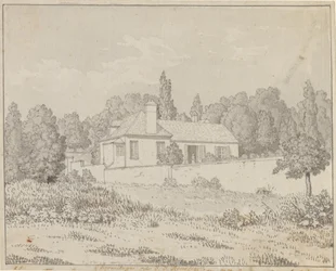 Jean-Jacques Rousseaus Haus im Palastgarten von Ermenonville