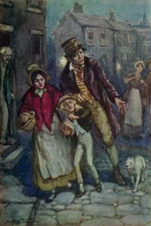 Illustration für Oliver Twist von Charles Dickens