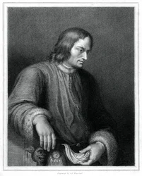 Lorenzo de Medici, italienischer Staatsmann und Herrscher der Florentiner Republik, 1833