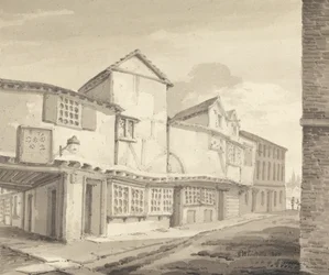 Teil des Klosters St. Saviours, Southwark