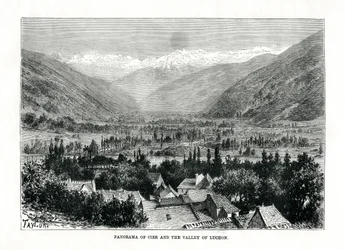 Cier und das Tal von Bagneres-de-Luchon, Frankreich, um 1879