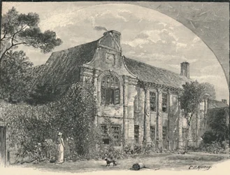 Slyfield House: Die Gartenfront, Surrey, 1886
