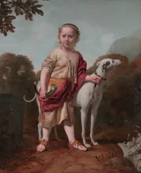 Porträt eines Mädchens als Jägerin, von Caesar van Everdingen