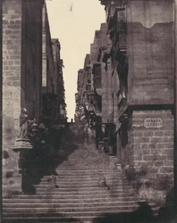 Strada Levante, Valletta, Malta, 1850er Jahre