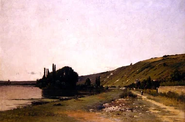 Blick auf die Seine bei Vetheuil