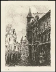 Rue Saint-Romain, Rouen, 1. Platte, 1896