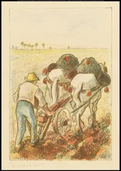 Der Pflug, Frontispiz für "Les Temps Nouveaux", 1901