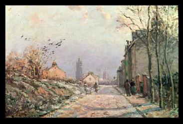 Die Straße, Wintereffekt, 1872