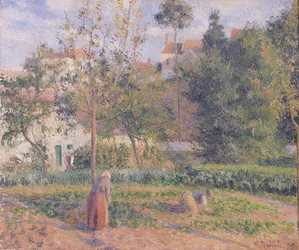 Gemüsegarten am Hermitage, Pontoise, 1879