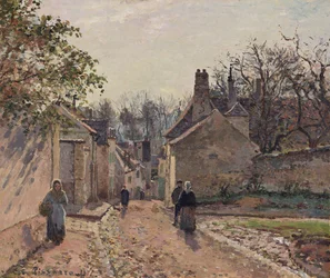 Eine Dorfstraße, Louveciennes