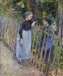 „Unterhaltung“, um 1881, Maße 65,3 x 54 cm, Nationalmuseum für westliche Kunst, Tokio