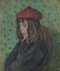 Felix Pissarro mit rotem Barett
