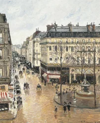 Rue Saint-Honoré am Nachmittag. Regeneffekt