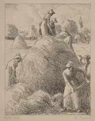 Heumacher von Eragny, um 1896