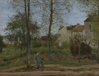 Häuser in Bougival (Herbst)