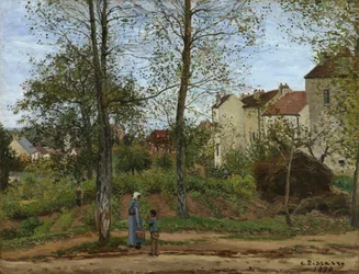 Häuser in Bougival (Herbst)