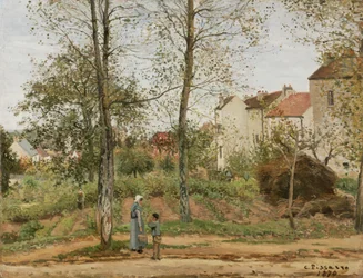 Häuser in Bougival (Herbst)