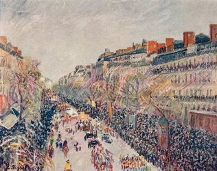 La Mi-Carême auf den Boulevards, 1897