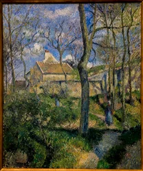 Pfad zu Les Pouilleux, Pontoise. 1881