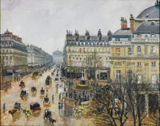 Place du Théâtre-Français, Paris: Regen