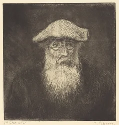 Selbstporträt Camille Pissarro, von ihm selbst, ca. 1890