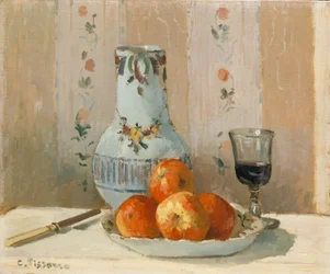 Stillleben mit Äpfeln und Krug (1872)