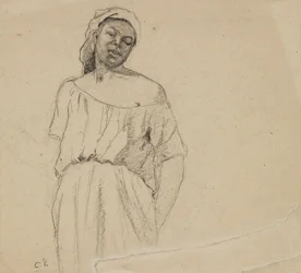 Studie einer Schwarzen Frau, um 1860