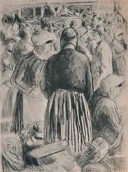 Der Markt in Pontoise, 1895