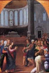 Christus unter den Doktoren, 1550