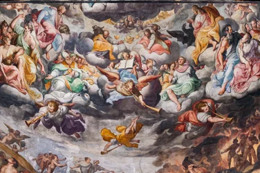 Engel, die Musik spielen (Detail)
