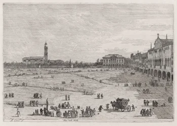Prato della Valle, aus der Serie Vedute (Ansichten)