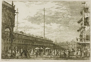 Le Procuratie niove e S. Ziminian V, aus Vedute