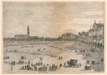 Prà della Valle (Prato della Valle, Padua), aus den Vedute altre prese da i luoghi altre ideate