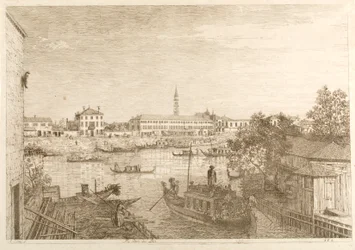 Der Hafen von Dolo, aus der Serie „Ansichten“