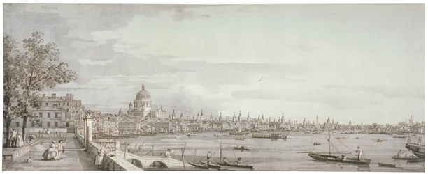 Blick auf die Themse, London