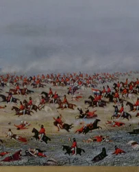 Schlacht von Tuyuti, aus den Gemälden, die den Krieg der Dreifachen Allianz darstellen
