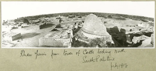 Khan Yunis vom Burgturm, Südpalästina, Juli 1917