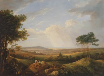 Landschaft mit Figuren