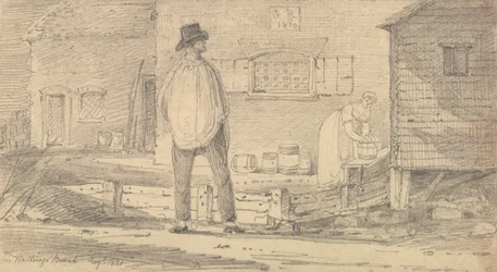 Am Strand von Hastings, August 1821
