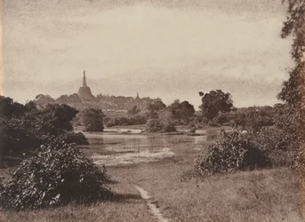 Rangun. Blick in der Nähe des Sees, 1855