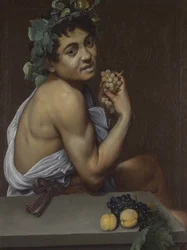 Selbstporträt als Bacchus
