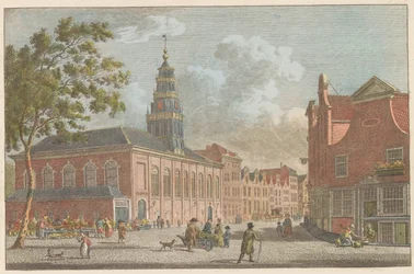 Waalse kerk te Rotterdam, ca. 1790