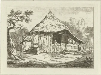 Bauernscheune mit offener Oberseite