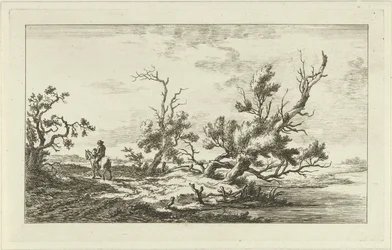 Reiter in einer Landschaft