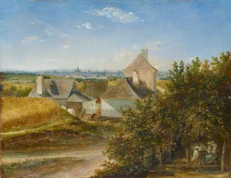 Blick auf Wien von Grinzing