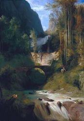 Schlucht bei Amalfi