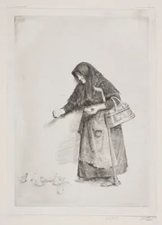 Die Frau mit den Spatzen