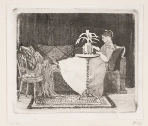 Lesende Dame