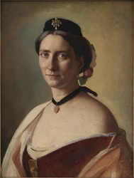 Die Frau des Künstlers, Alma Bloch, geb. Trepka