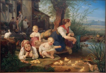Mutter mit Kindern